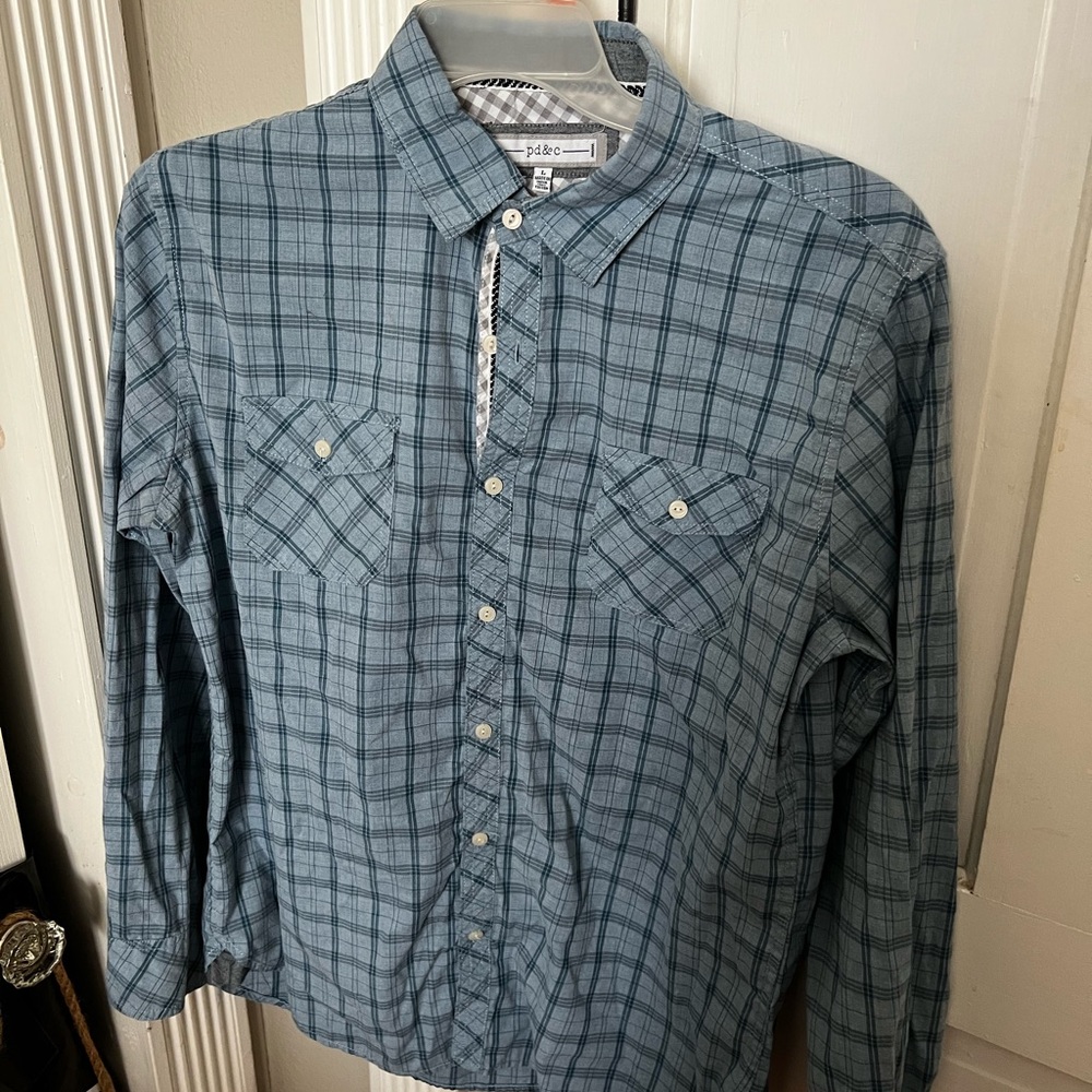Plaid button up
